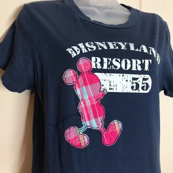 Disneyland Disney Mickey Mouse Blouse 
Large 10 - 12 (fits small) 
100% Cotton - Picture 4 of 12